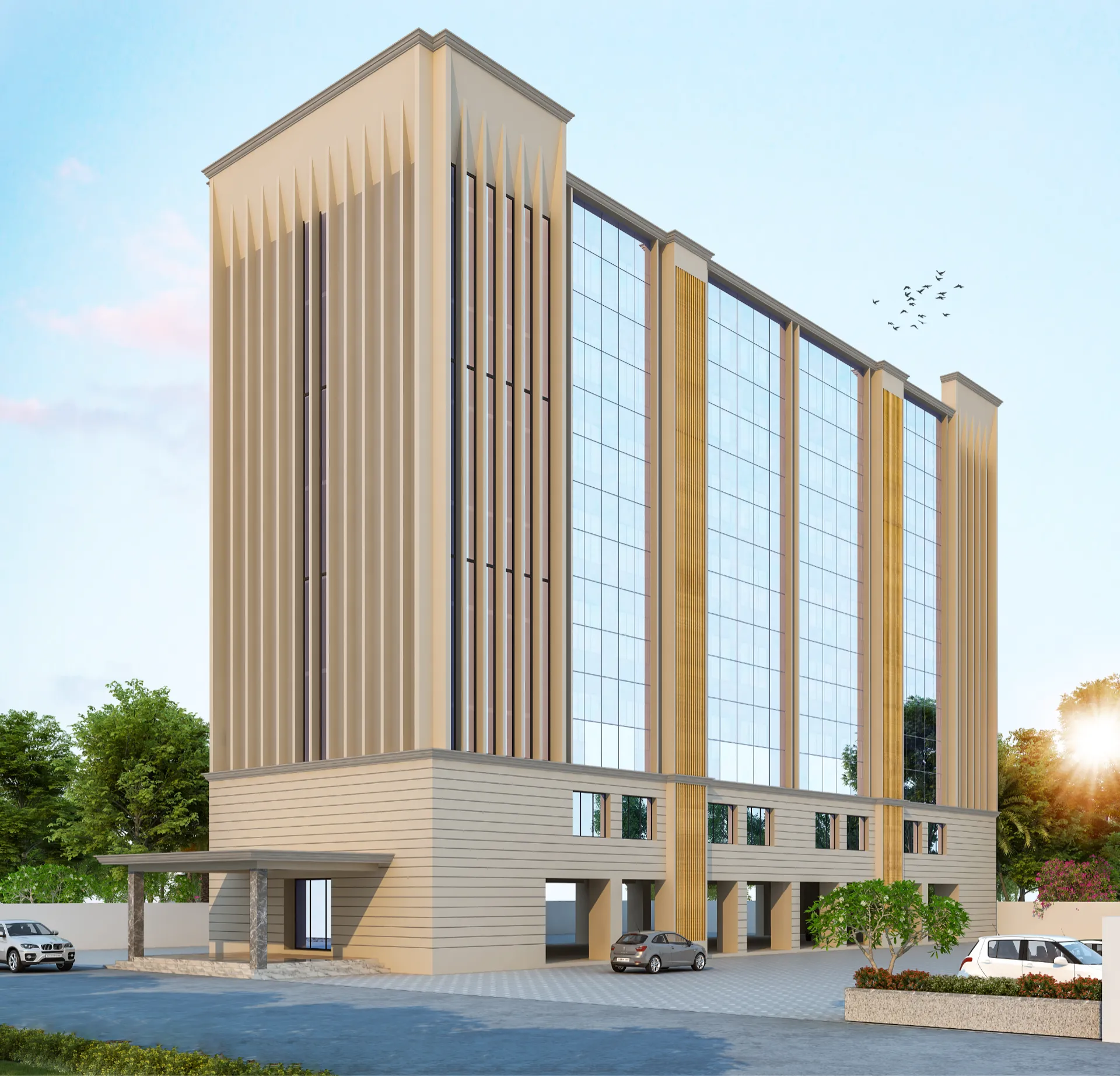 Institutional Building at Sumandeep Vidyapeeth