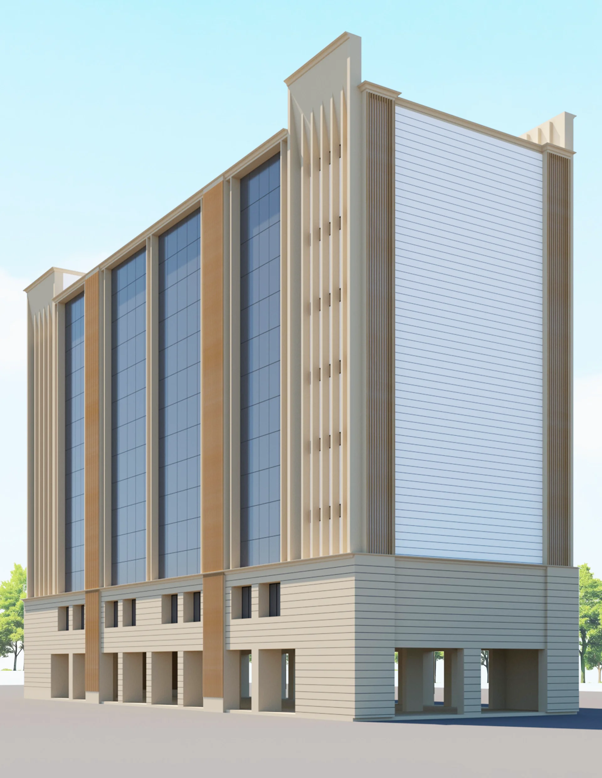 Institutional Building at Sumandeep Vidyapeeth